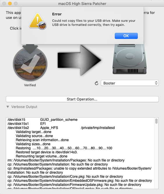 make a bootable high sierra usb drive