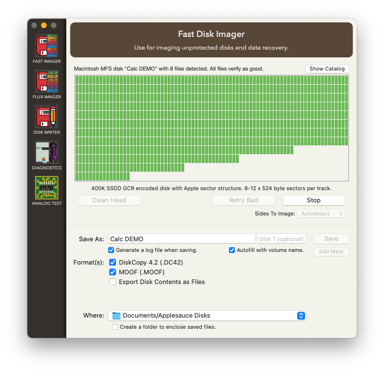 The Applesauce application.